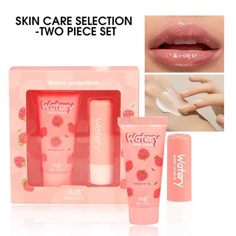 Moisturizing Hand Cream Moisturizing lipstick Set Portable W240810