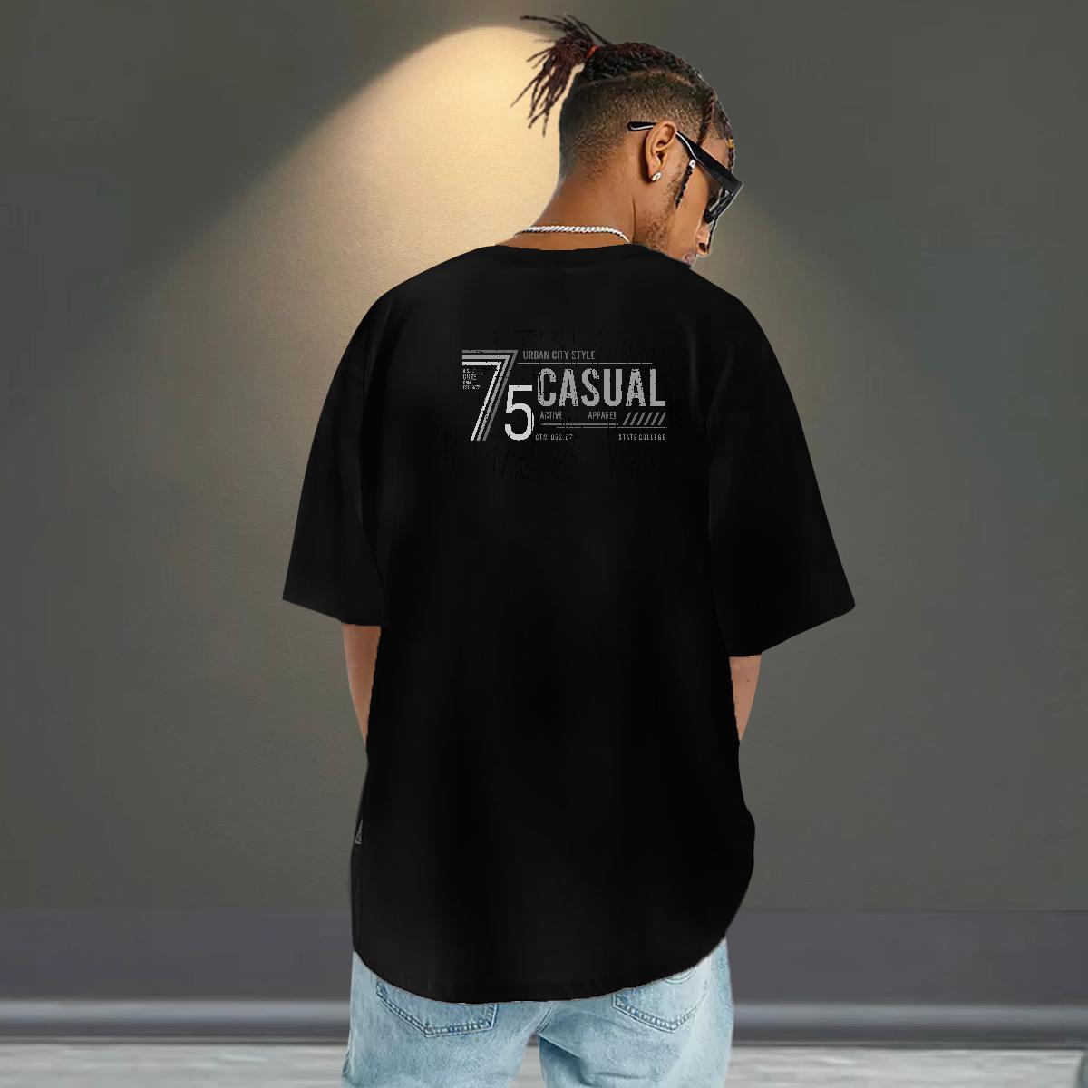 Free Shipping T Shirt For Man letter Tops 100% Cotton 230g Summer Casual TOP Quality Customized Print Round Neck Short Sleeve Mens Tshirts