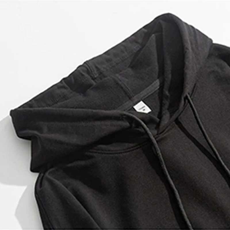 Blessyuki Oversized Harajuku Graphic Hoodie Mens Autumn Casual Loose Long Sleeve Sportswear Mens Retro High Street PulloverW240724