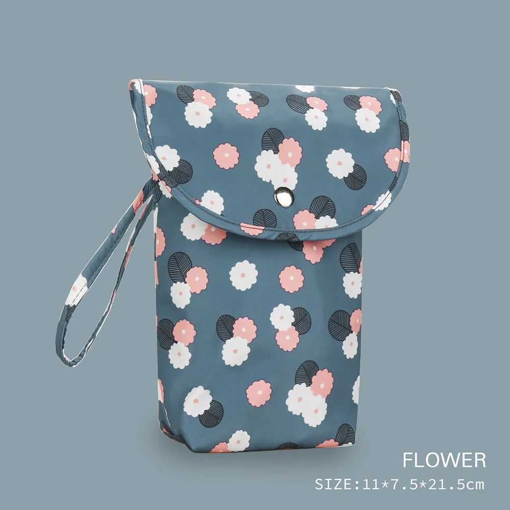 Mummy storage small sleeping bag used for disposable carrying diapers baby diaper bags reusable waterproof wet/dry cloth bags W240812