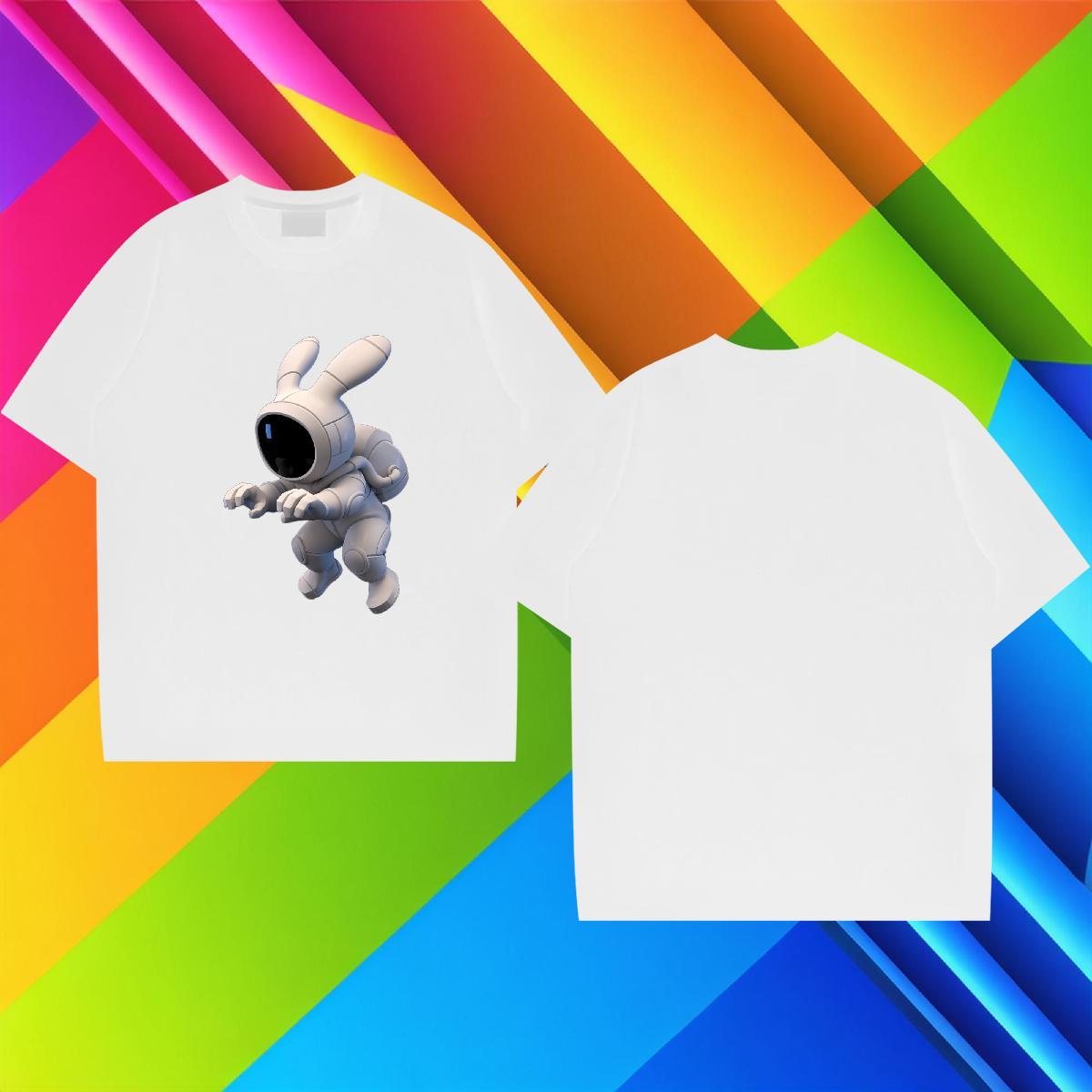 Loose Fit Mens Tshirts 100% Cotton 230g Hip Hop Street Crew Neck Breathable T-Shirts Custom Printed Designer Fashion Tees Shirts