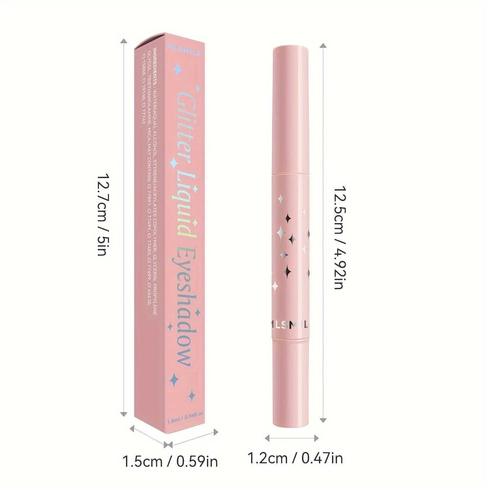 Liquid Glitter Eyeshadow Pen Long Lasting Sparkle Quick-Drying Eye Makeup Glitter Metallic Lightweight WaterproofCL240812