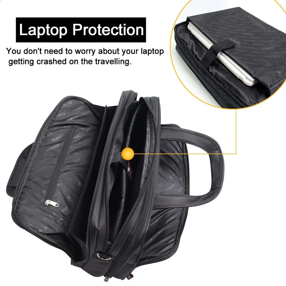 Large capacity briefcase mens business bag 156 inches 17 19 laptop shoulder canvas handbag messenger 240810