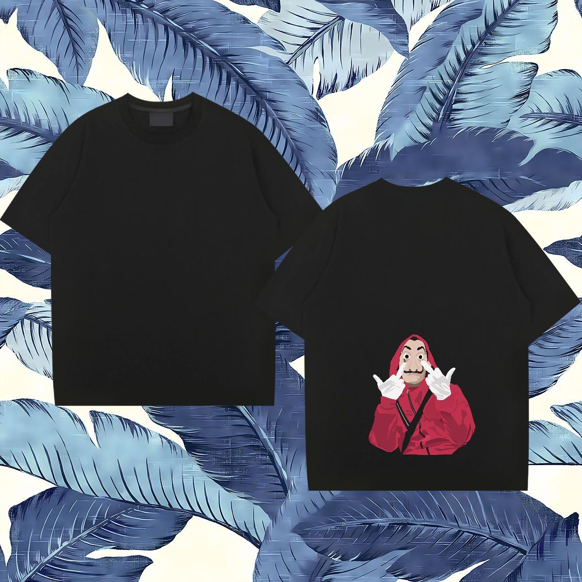 2024 New T-Shirts portrait Tees Shirts 230g 100% Cotton Spring Summer Cool Skull Breathable Short Sleeve Tshirts