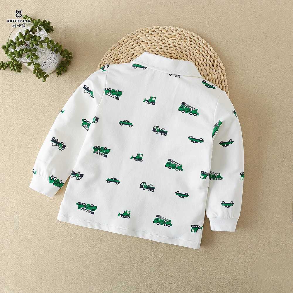 Baby Boys Cotton POLO Shirt Kids Lapel Casual Spring Autumn Children Pullover T-shirt 2-5 Years Old Boys Long Sleeved ClothingXJ241225