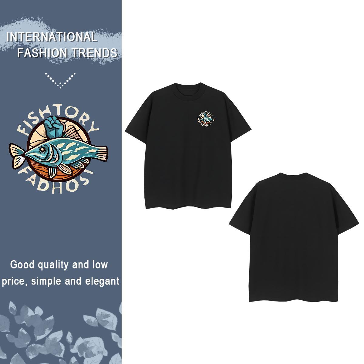 T shirt 230g Cotton Home Outdoor Pure Cotton Skull Men Tshirts DIY Customized Wholesale Clothings