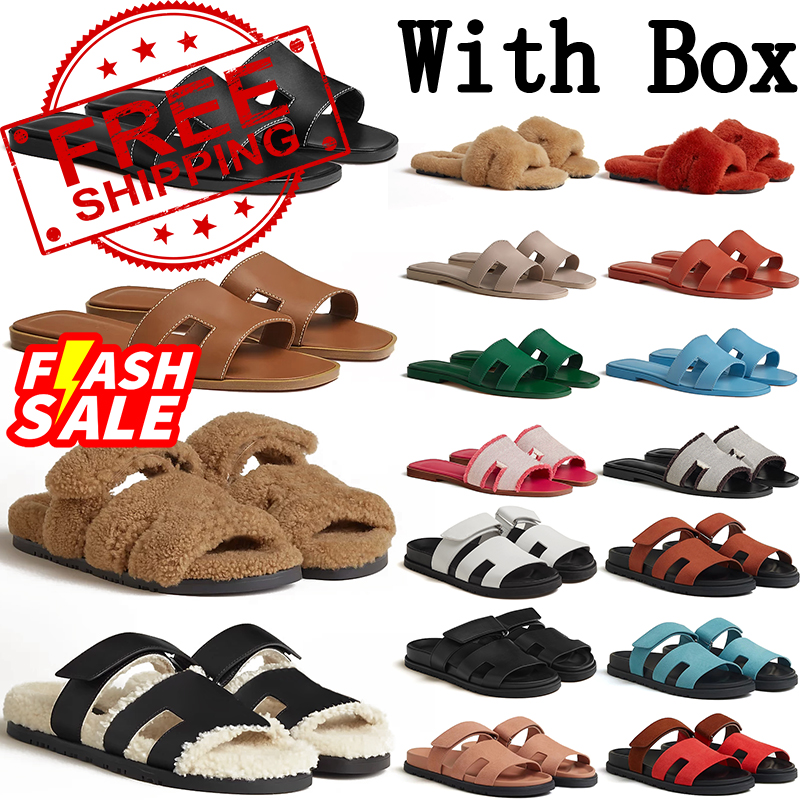 with box free shipping designer sandals platform original luxury slippers womens sandal shoes slides women slide black white casual leather flat trainers sneaker