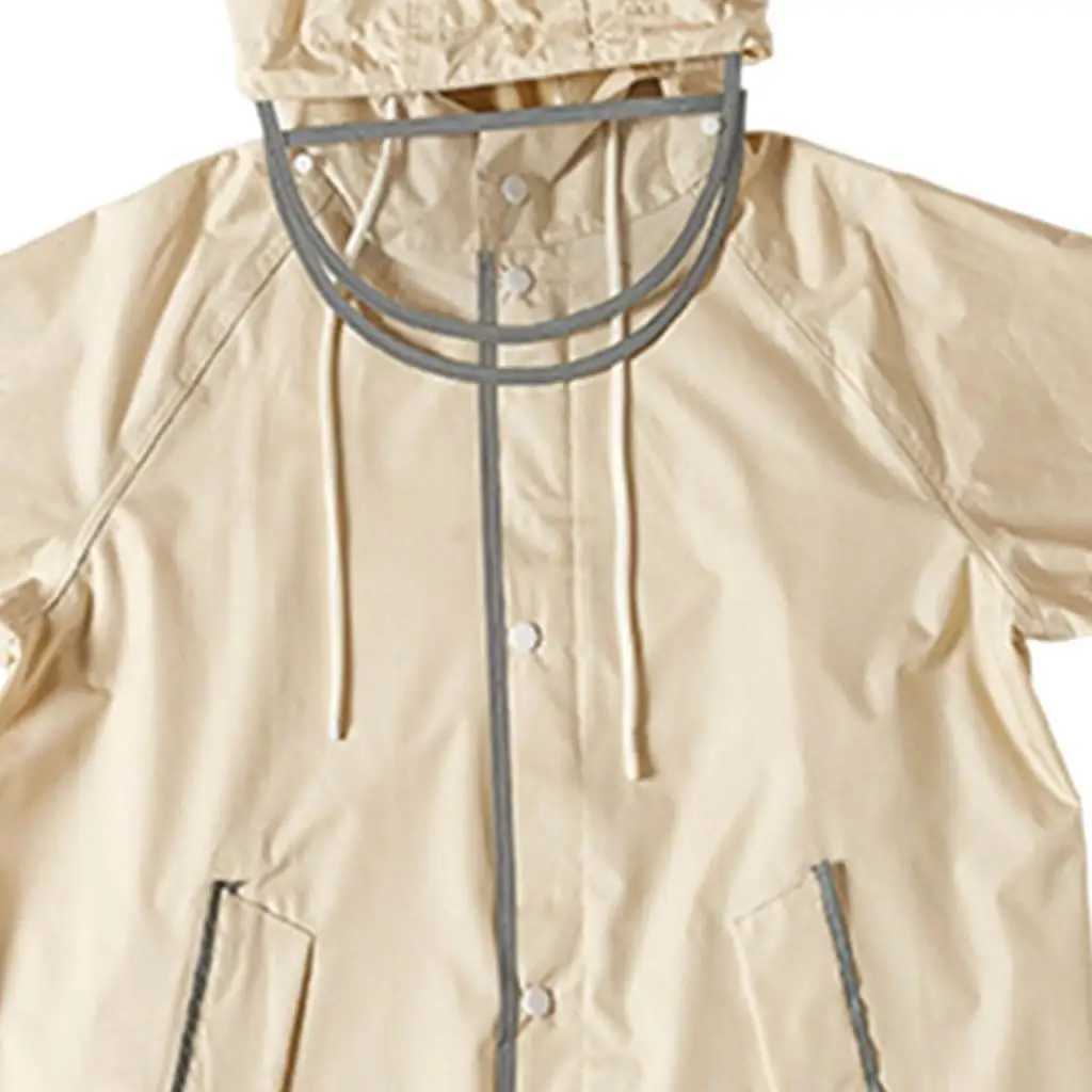 Kids Rain Coat Waterproof Rain Jacket with Pockets Outwear Reusable Portable Rainproof Hooded Raincoat for Boys Girls Students Y240810