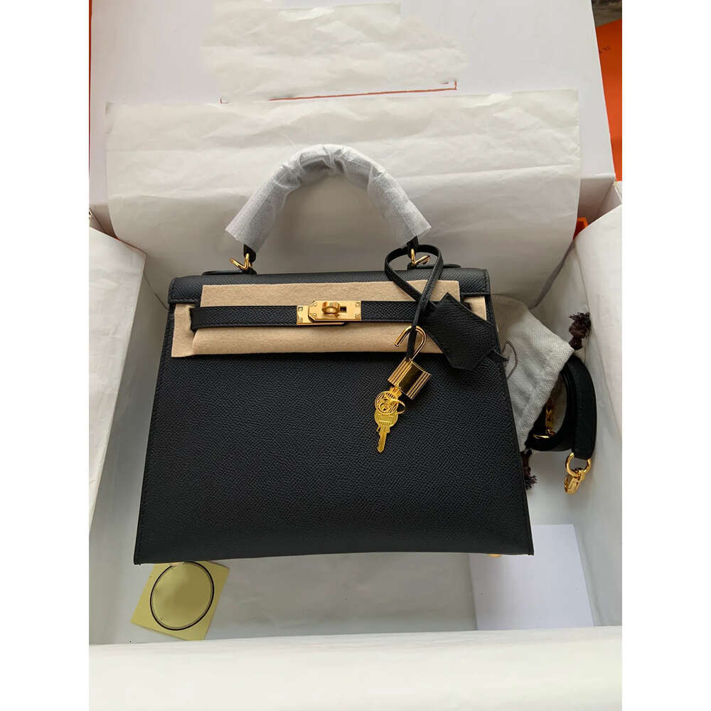 10A mirror quality women purse Designer bag Gold Sier metal Handmade Epsom calfskin Handbag classic fashion togo leather Crossbody Bag clutch Tote