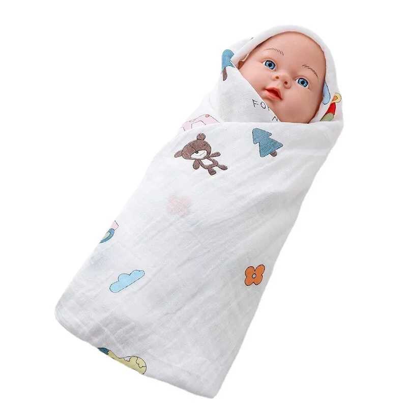 70x70cm baby blanket ultra soft organic cotton newborn birds nest packaging double-layer baby feeding denim towel baby suppliesW240810