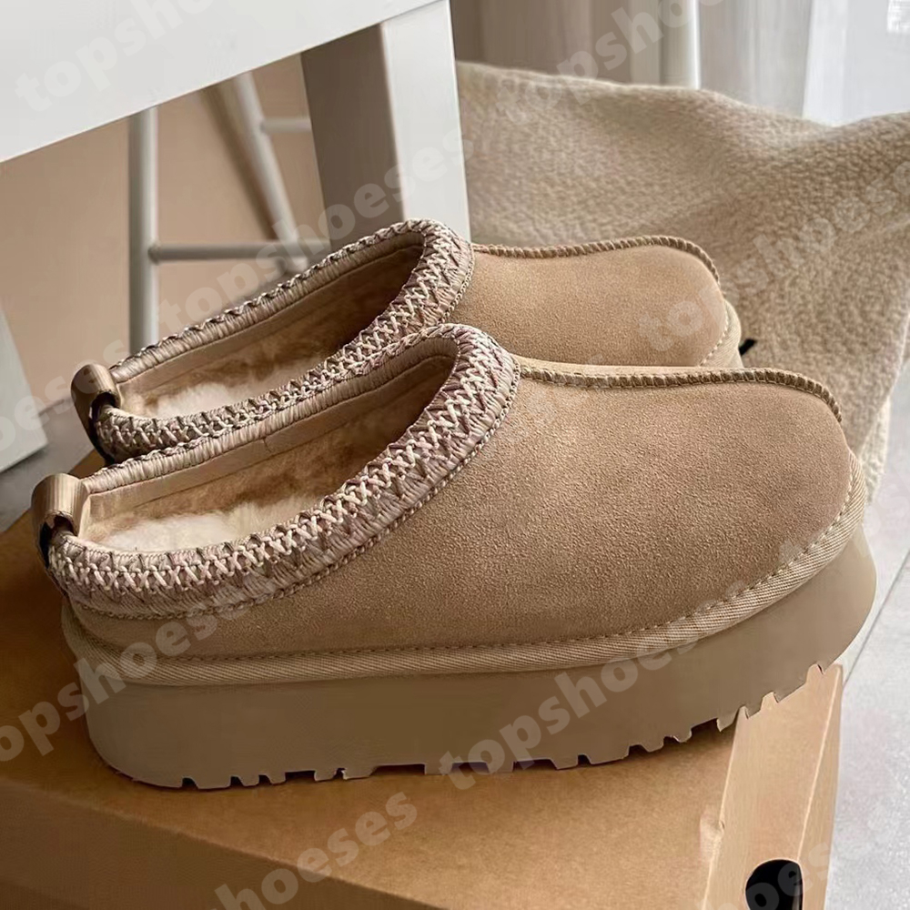 Australia Women Boots Designer Mens Tasman Slippers Platform Boot Tazz Slipper Snow Winter Slides Womens Fur Slipper Classic Ultra Mini Suede Ankle Booties