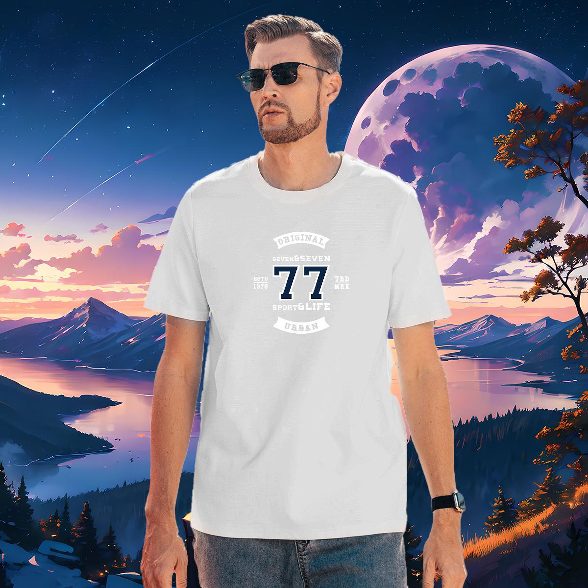 Loose Fit Men Tees letter 100% Cotton 230g Street Wear Breathable Crew Neck Mens T Shirts Custom Print Plus Size Stylist Tshirts