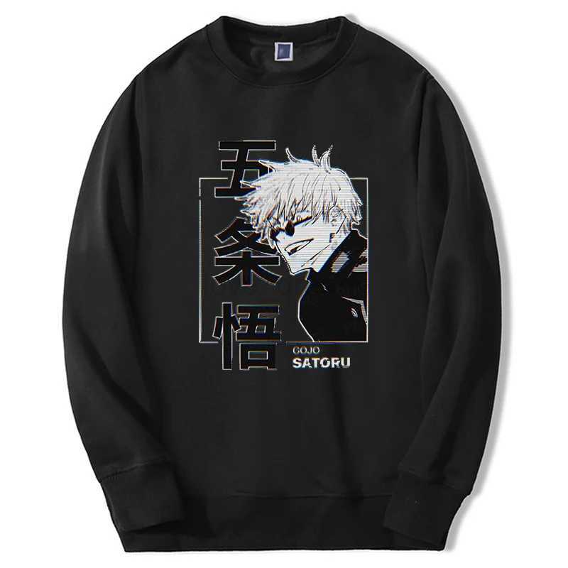 Jujutsu Kaisen Gojo Satoru Hoodie Fashion Designer Sweatshirts Japan Anime Pullover Long Sleeve Harajuku Pink Bigsize StreetwearXJ240812
