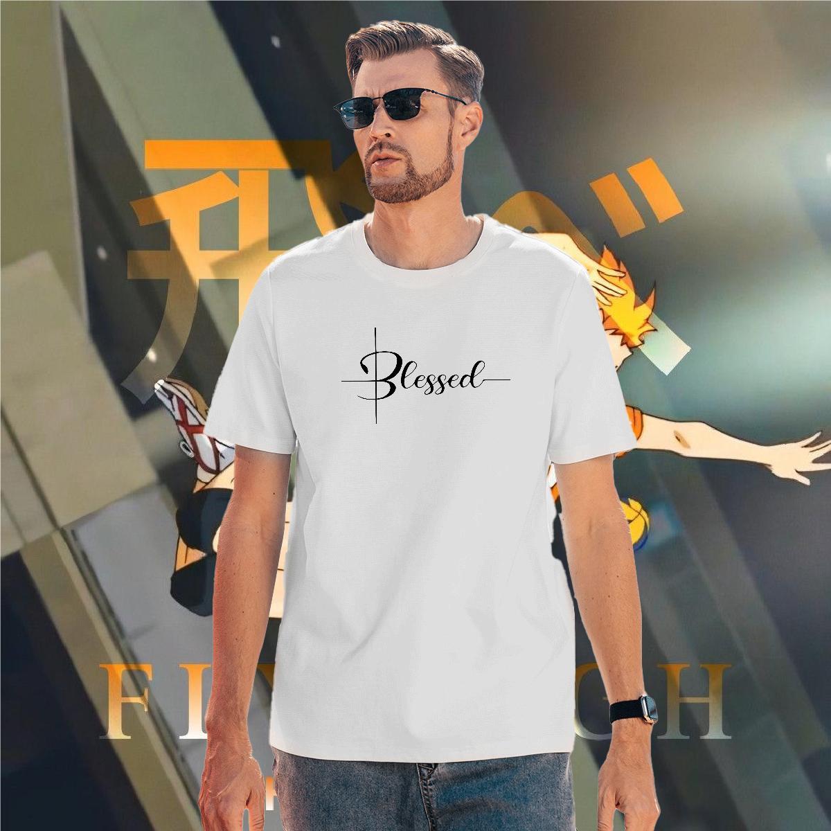 Designer Men Clothes T-Shirt letter 230g Cotton Hip Hop Short Sleeve O-Neck T shirt DIY Anime Free Shipping Clothings