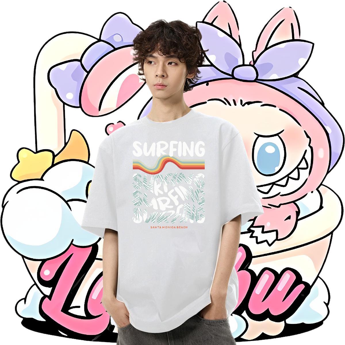 TOP Quality Tshirt for Man Woman Sport 230g 100% Cotton Plus Size Custom Breathable Crew Neck letter T Shirts Men Designer Fashion Wear