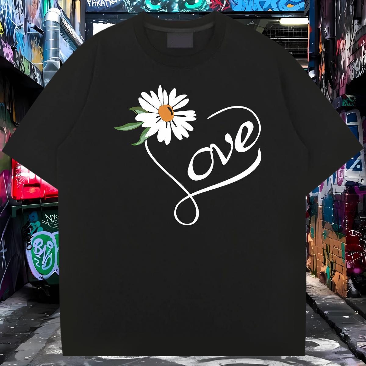 Designer Fashion 100% Cotton 230g T shirt Outdoor Men Clothes T-Shirt Tshirts O Neck Short Sleeves Comfortable Anime Print
