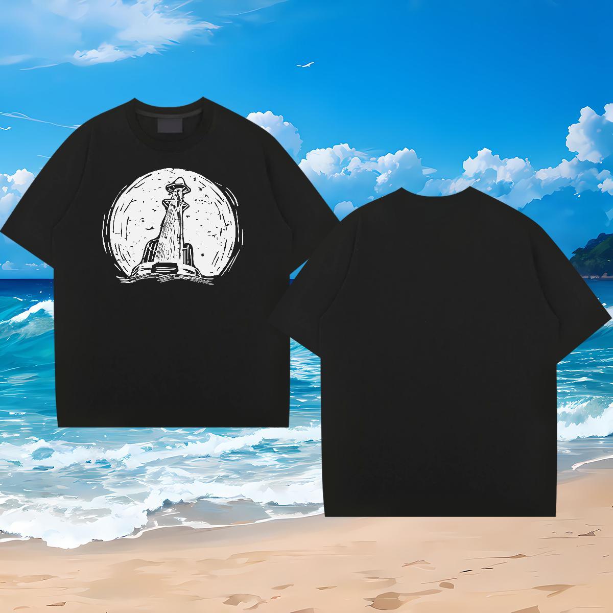 Designer Fashion T Shirts Men tool Tees 230g Cotton Street wear Hip Hop Brand Customized Print O Neck Short Sleeves Men Tops Tees