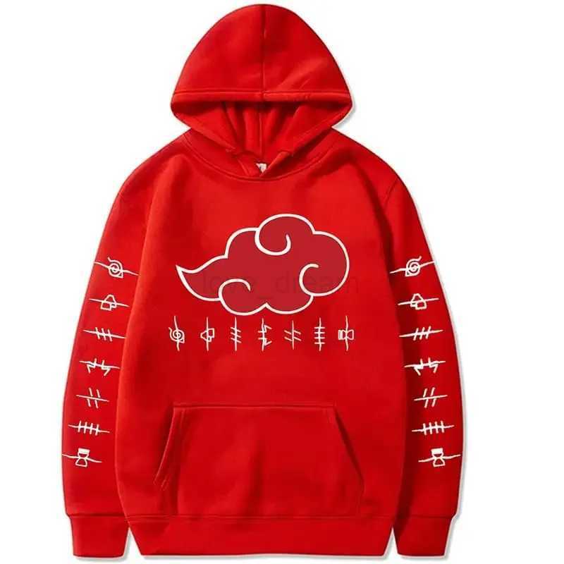 Akatsuki Cloud Hoodie Unisex Fashion Printed Pullover Autumn Winter Comfortable Streetwear Best Selling Hip Pop TopXJ240812