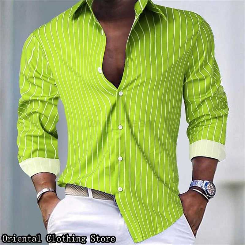 Mens casual shirt business travel long-sleeved mens design simple and fashionable solid color shirt large size XS-6XLXJ240812