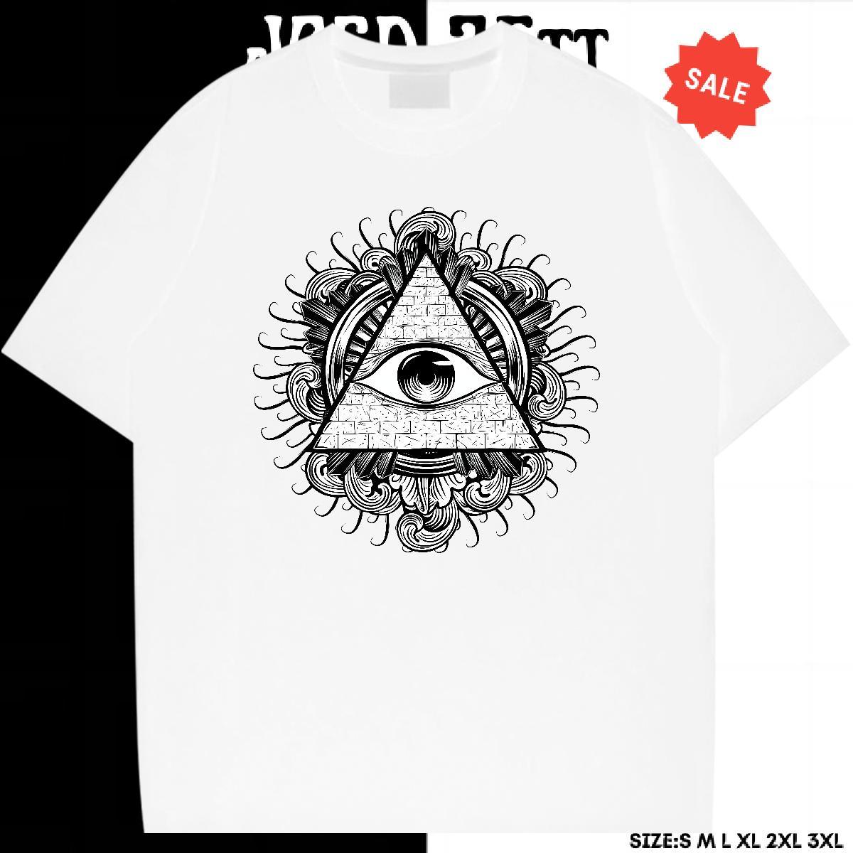 Designer Fashion T Shirts Men eye of the devil Tops Shirt 230g 100% Cotton Hip Hop Street Comfortable Floral Print Breathable Short Sleeve Tshirt for 