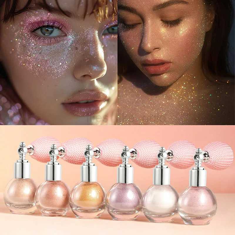 Diamond high gloss glitter spray high gloss powder bright polarized fairy powder facial body lighting makeup W240812