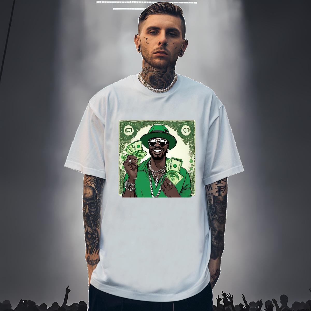 Designer Tshirts cash 230g Cotton Street Wear Breathable Short Sleeve Men T Shirts Oversized 3XL 4XL Customized Tops Shirt