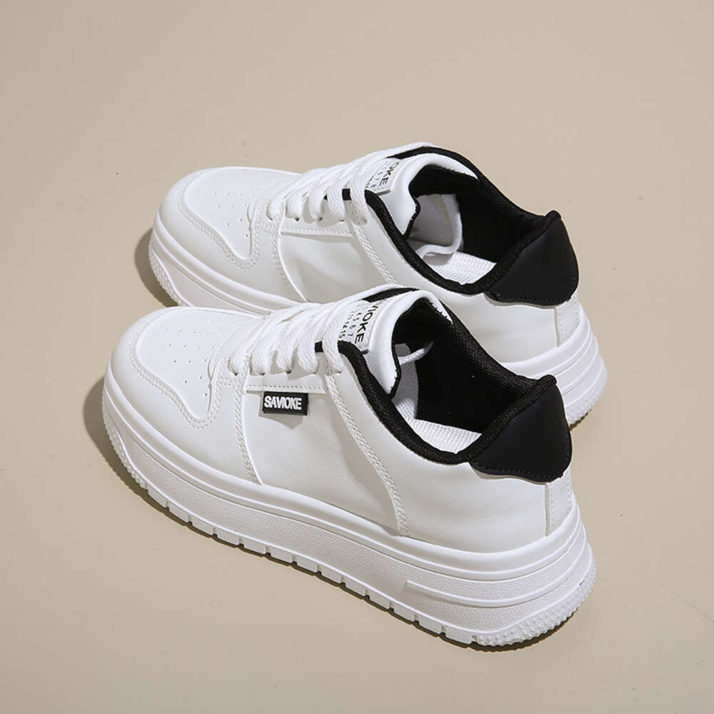 Ddmysports Spring Little White New Korean Edition Instagram Female Students Thick Sole Eightened Sports Board Shoes Leisure Street Shooting P Outdoor