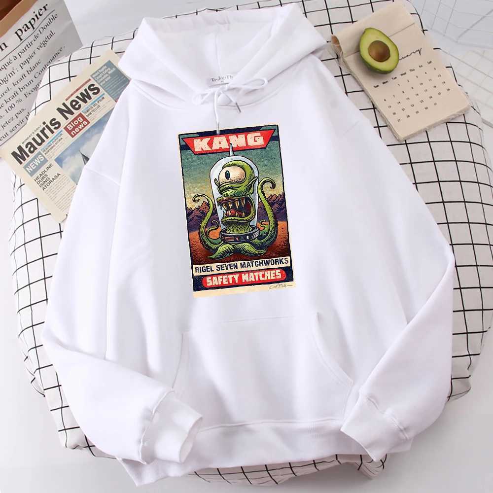 Aline Kang Safet Machine Punk Printed Hoodie Mens Extra Large Warm Sweatshirt Autumn Casual Hoodie Loose Pullover TopW240724