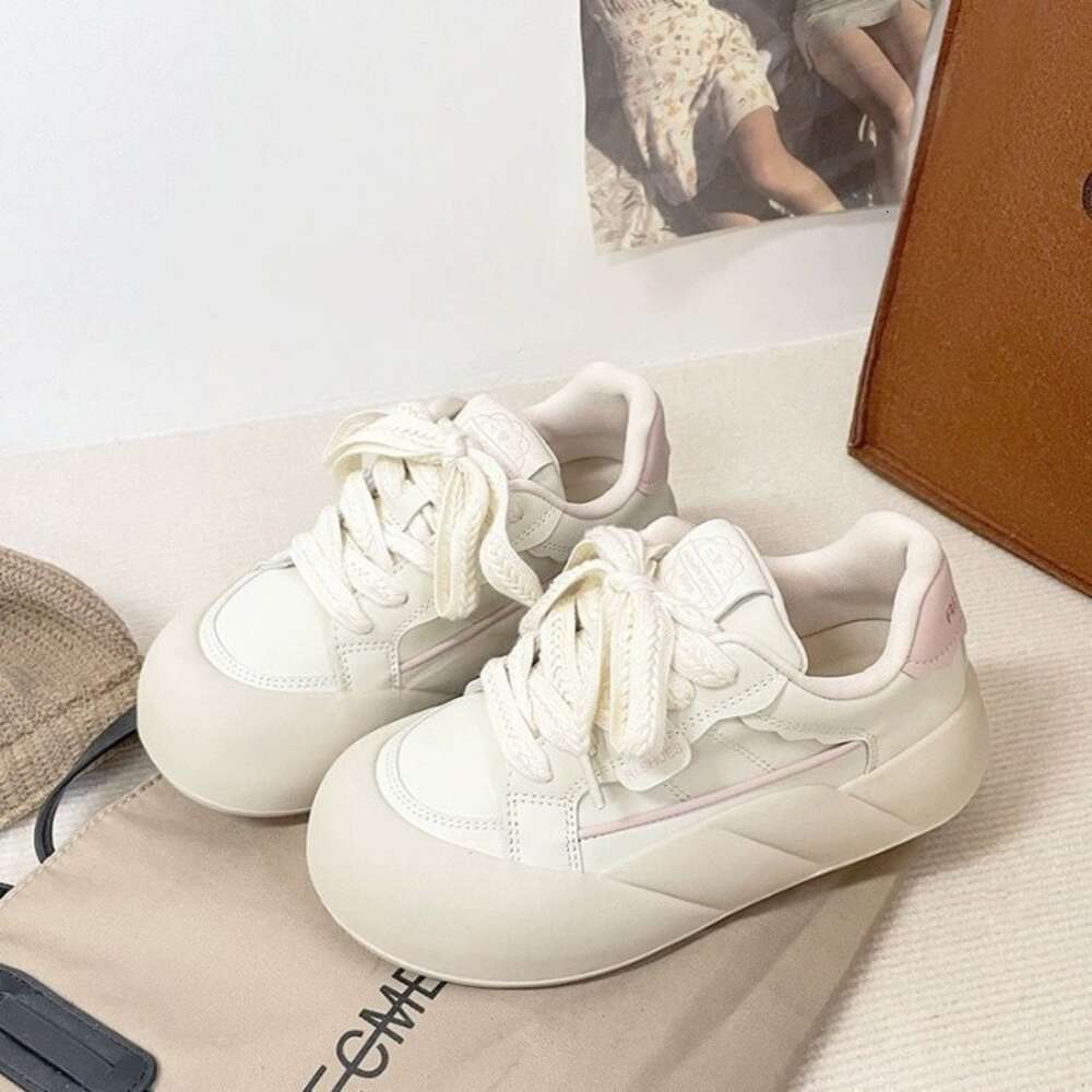 Ddmysports S New Color Block Spring Summer Breathable Women S Shoes Thick Sole Elevated Casual Board Sports Durable And Trendy Outdoor