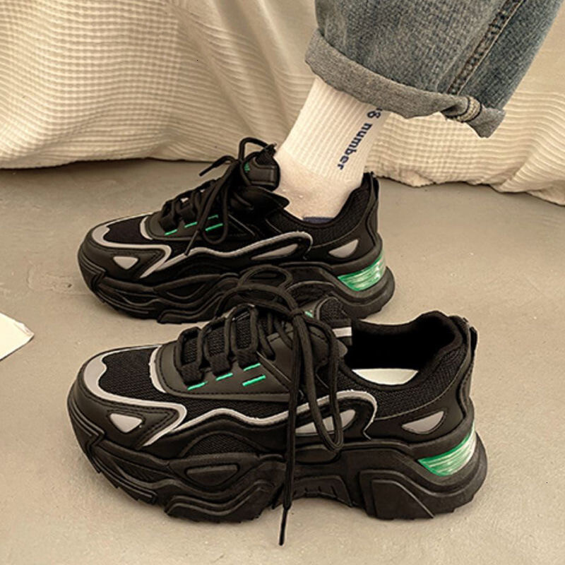 Ddmysports Dad S Instagram Trend New Autumn Versatile Thick Soled Breathable White Women Shoes Height Increasing Casual Sports Outdoor Shoes