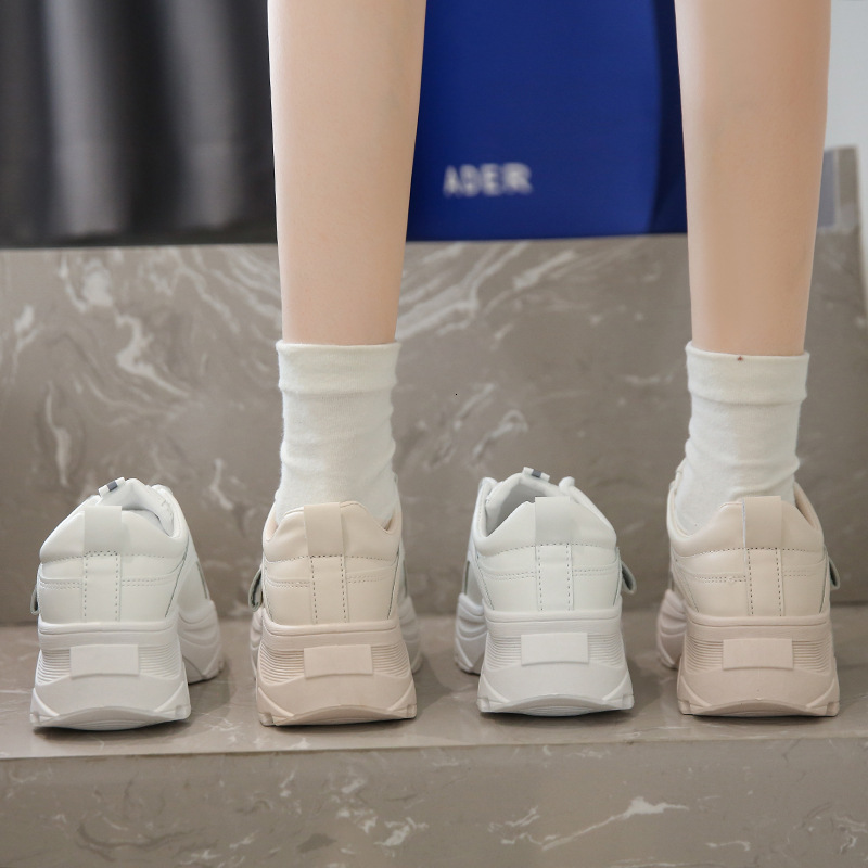 Ddmysports Spring New Thick Sole Little White Student Sports And Casual Korean Version Versatile Tall Dad Shoes Women A Outdoor