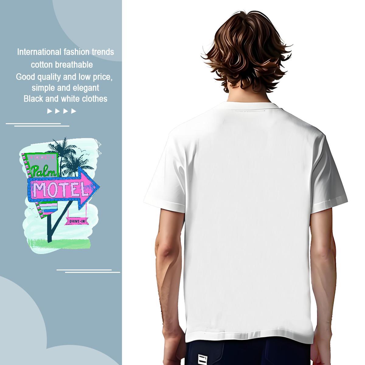 Loose Fit Tshirt for Man Woman tree 230g Cotton Sports Casual Round Neck Short Sleeve T Shirts Men Custom Print Oversized Fashion Designer Tops Tees