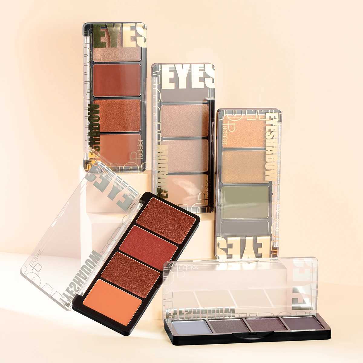 Eyeshadow Palette - Matte Makeup Eyeshadow Palle | Long Lasting 4 Colors Make Up Eye Shadows for WomenCL240812