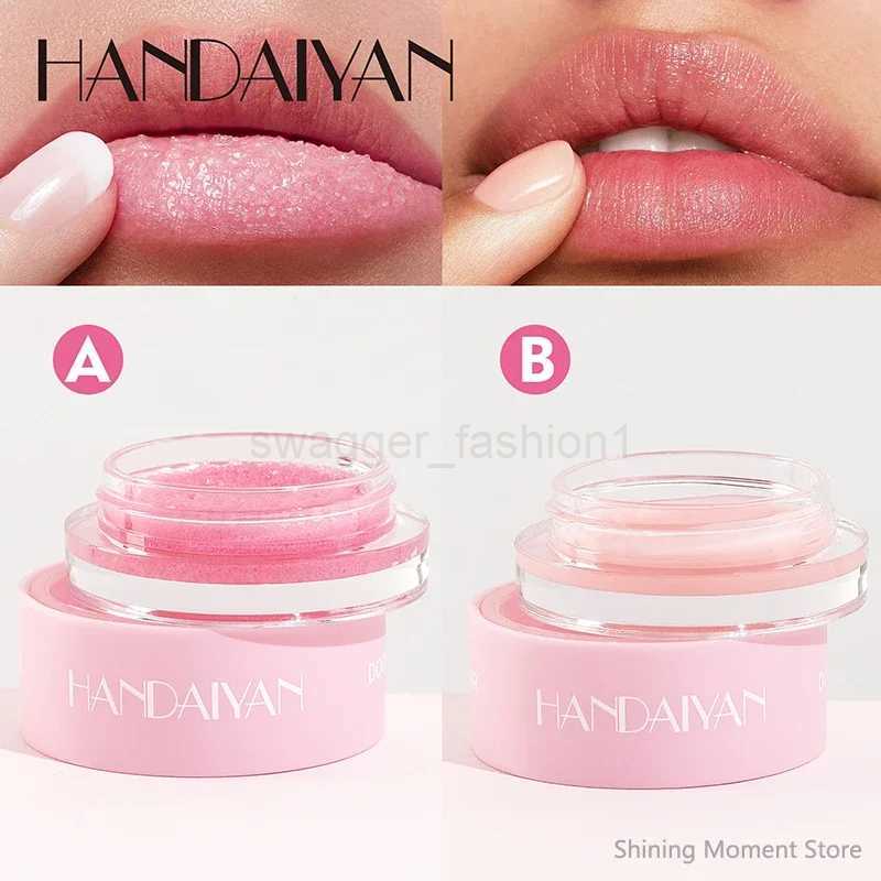 Scrub Lip Mask 2 In 1 Double Effect Lipstick To Repair Dead Skin Exfoliating Moisturizing Repair Fine Lines Lipgloss Lips CareXJ240812