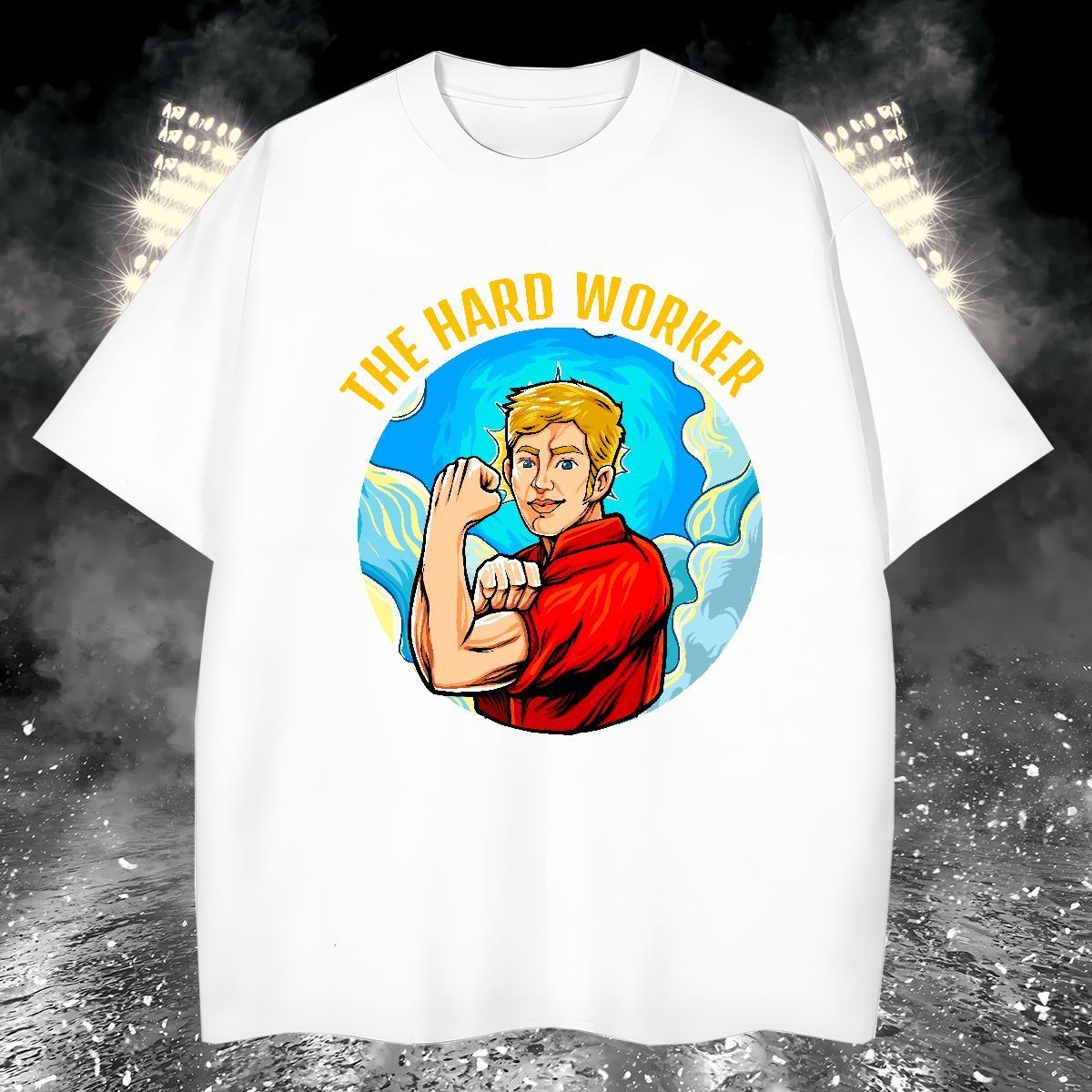 T-Shirts 230g 100% Cotton portrait Summer Casual Round Neck Short Sleeve White Plus Size Mens Tshirts 2024 Designer Soft Top Tees