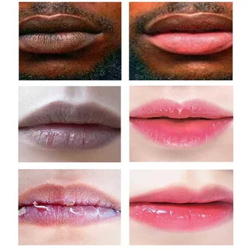 Lipstick oil removes black light and melanin lipstick fading line brightens exfoliates moisturizes and repairs dead skin lip care W240810