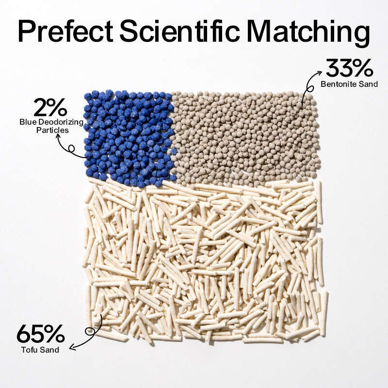 Wholesale Natural Eco-friendly High Quality Tofu Flushable Mixed Cat Litter