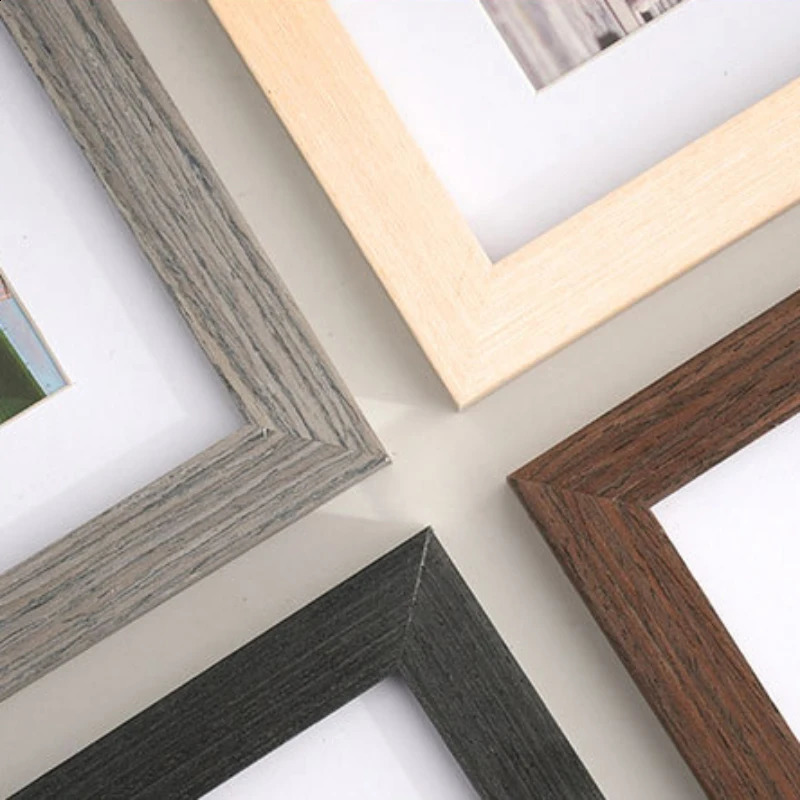 1 Pcs Modern Style Wood Po Living Room Decoration Wall Hanging Picture Frame 240812 H260306