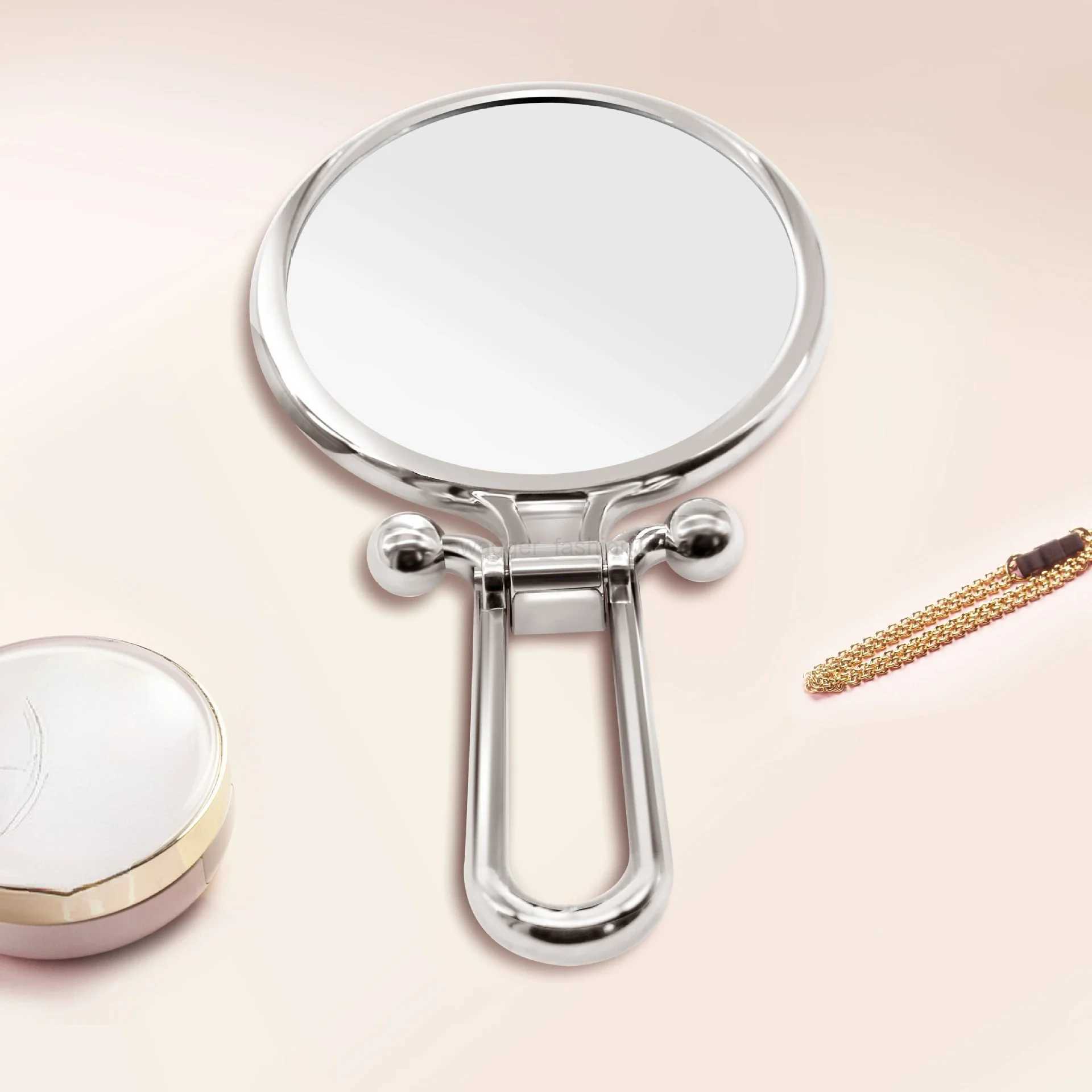 2/5/10X Magnifying Makeup Mirror Handheld Makeup Folding Hand Pocket Mirror Make Up ToolsXJ240813