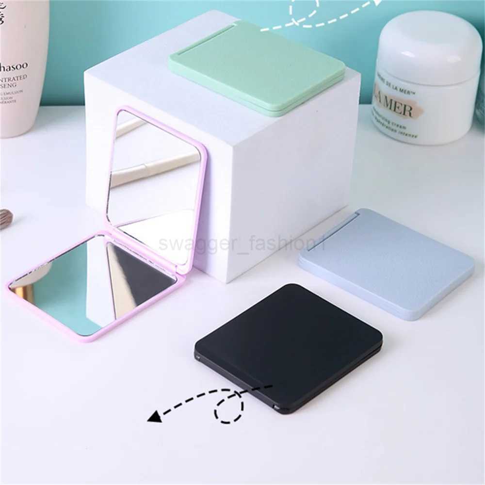 Folding Makeup Mirror High-Definition Portable Pocket Mirror Double-Side Women Makeup Mirror Rectangle Cosmetic Make Up VanityXJ240813