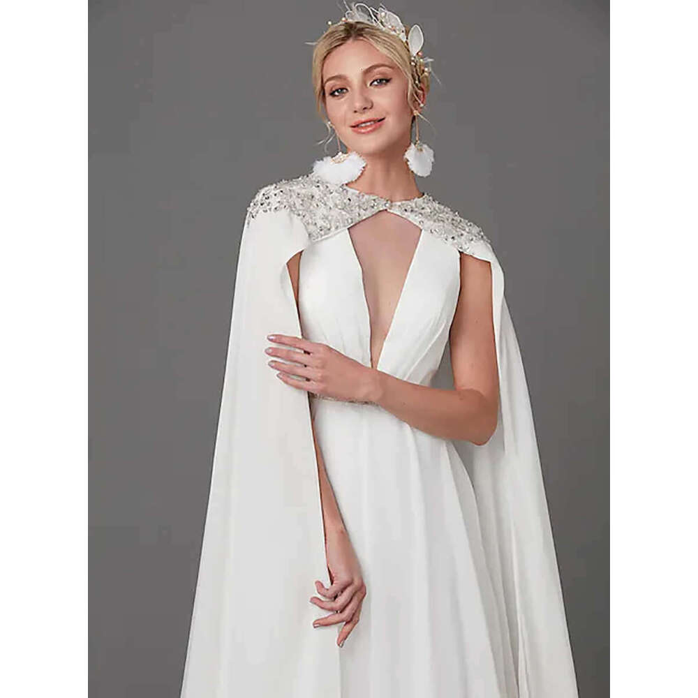 Modern Simple A-Line Gown Wedding Dresses Beaded Crystals Lace Bridal Gowns Big Vestidos De Novia Custom Size Colour