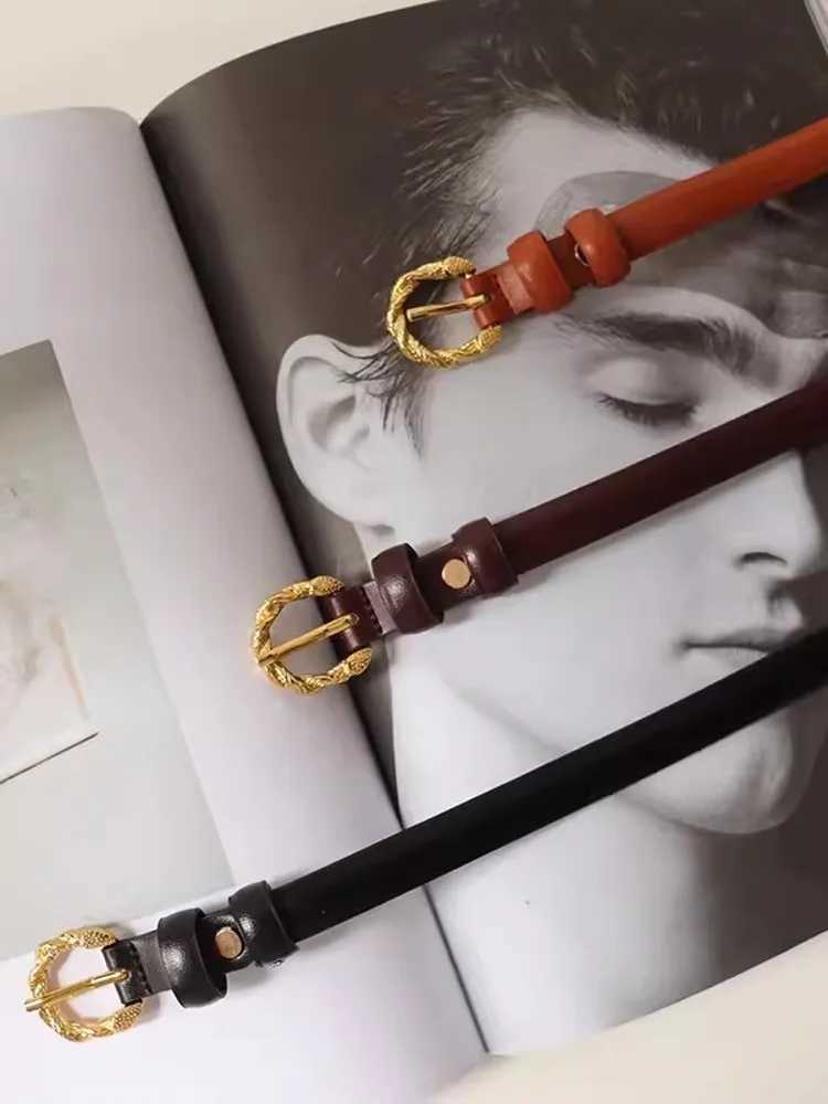 Fashionable womens cow split style belt retro pin buckle belt pants office womens clothing accessories casual belt W240807