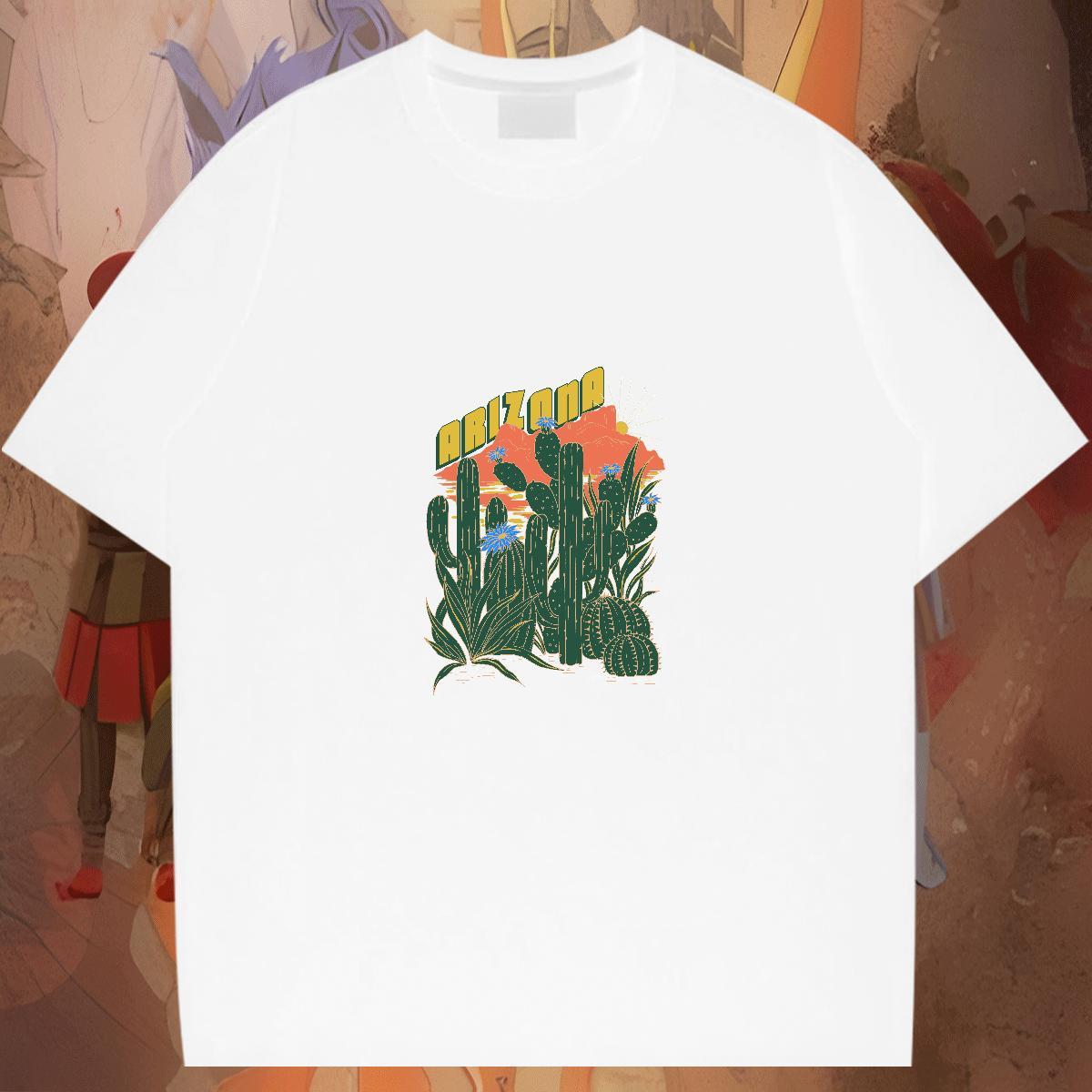 Free Shipping Men Clothes T-Shirt Casual Daily Wear 230g 100% Cotton Custom Anime Breathable beach Men T Shirts 2024 Designer Tops