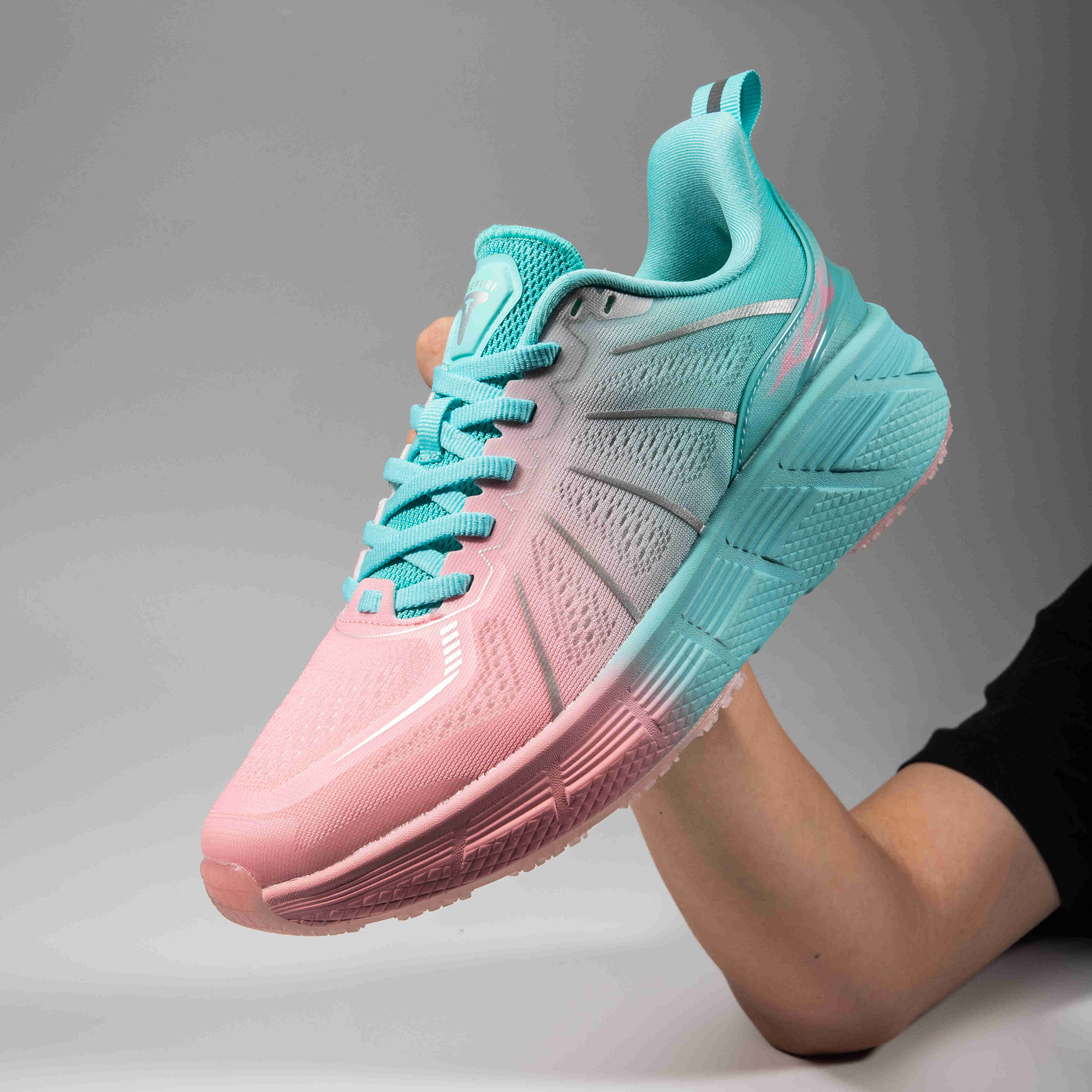 TREEPERI Burning 1.0 Running Shoes for men Black Flame Mint Green mens Designer Shoes mango women lifestyle Sneakers womens breathable outdoor Sports 