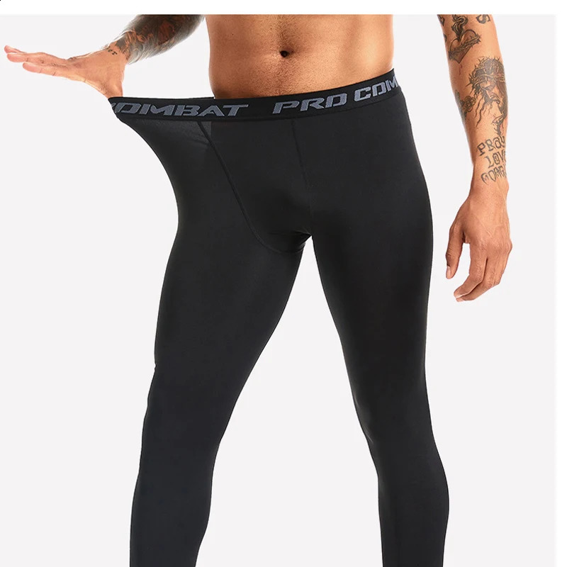 Mens Compression Pants Quick Dry Fit Sportswear Running Tights Men Legging Fitness Training Jogging Sport Gym Leggings 24