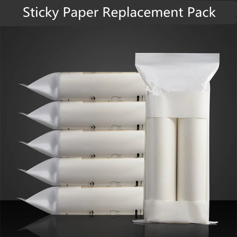 Dust Hair Roller Stick Retractable Dog Pet Clothes Carpet Cleaning Sticking Paper Sticky Tearable Duster Remover Lints Catcher 240812