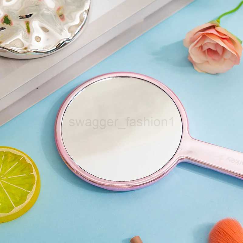 Portable Circular Cosmetic Mirror Mini Hand-Held Desktop Cosmetic Makeup Mirror Travel Portable Women Beauty Mirror For HandbagXJ240813