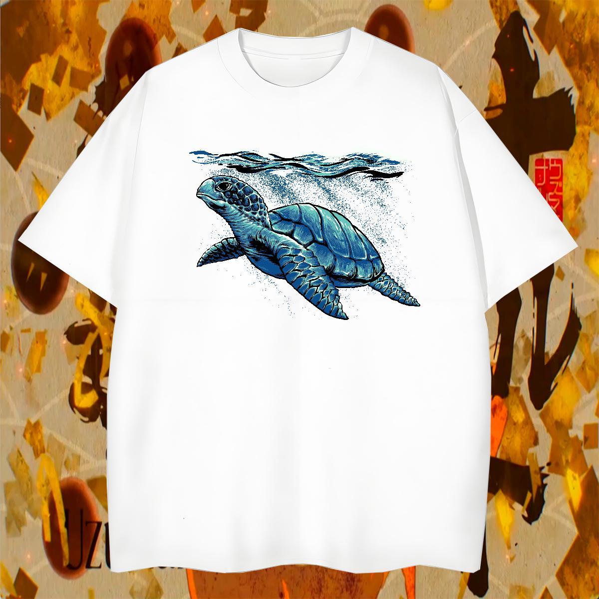 T-Shirts for Men 230g Pure Cotton Daily Wear Short Sleeve Soft DIY Anime Couples T Shirts 2024 Loose Fit Tees