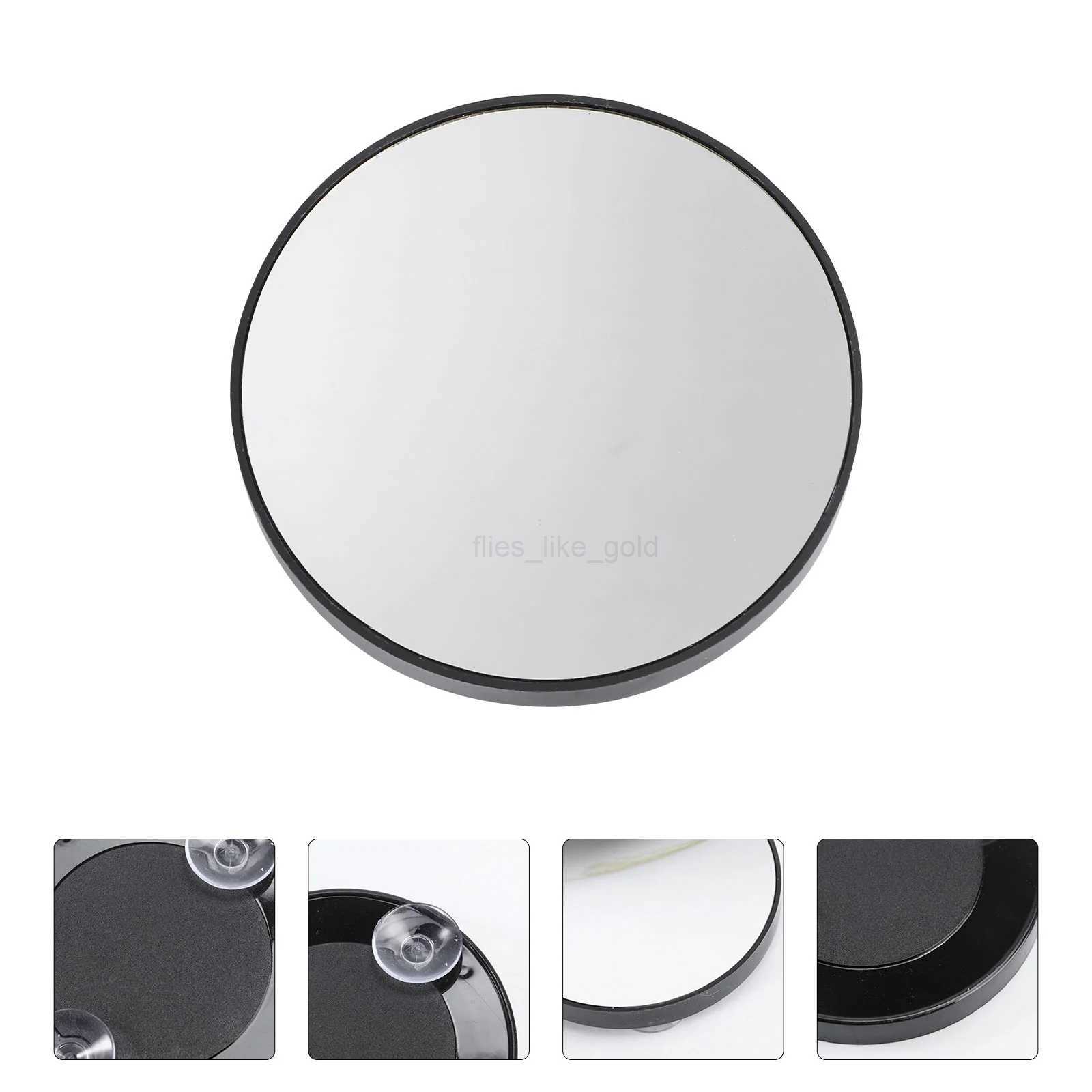 3.5-inch 30x 15x makeup mirror with lamp cup handheld dressing table cosmetic temptation magnifying glass household suction cup travel W240813