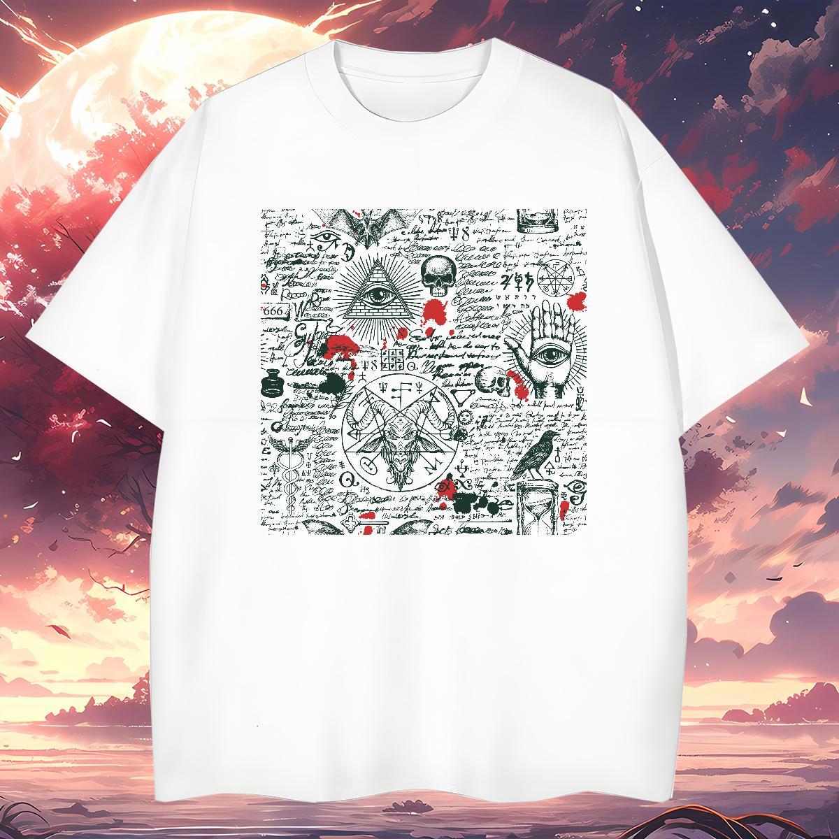 Mens T Shirts 230g Pure Cotton icon Home Outdoor Crew Neck Custom Anime Couples T Shirts Fashion Design Classic Top Tees